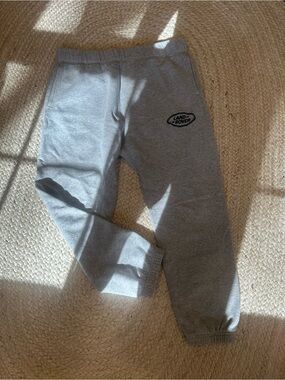 PacSun Grey Track Joggers with Land Rover Patch